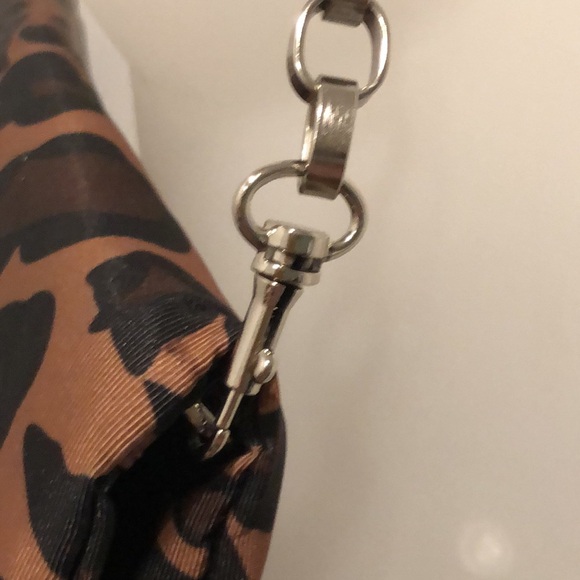 ALFANI Animal Print Clutch Chain Strap Fold-Over Purse - Picture 4 of 14